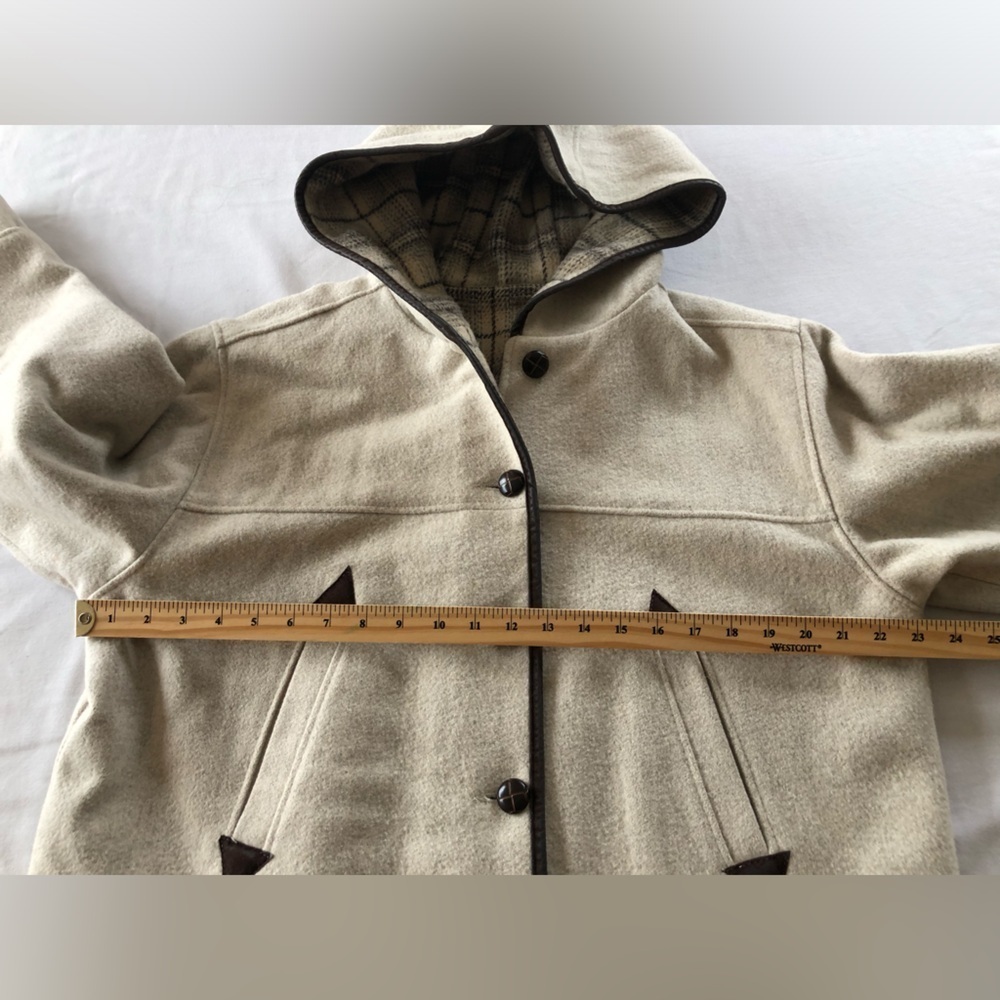 Club manteau m’en off white cream coat. - Picture 9 of 13